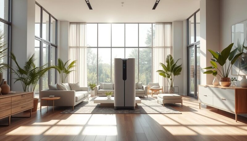 air purifier in large spaces